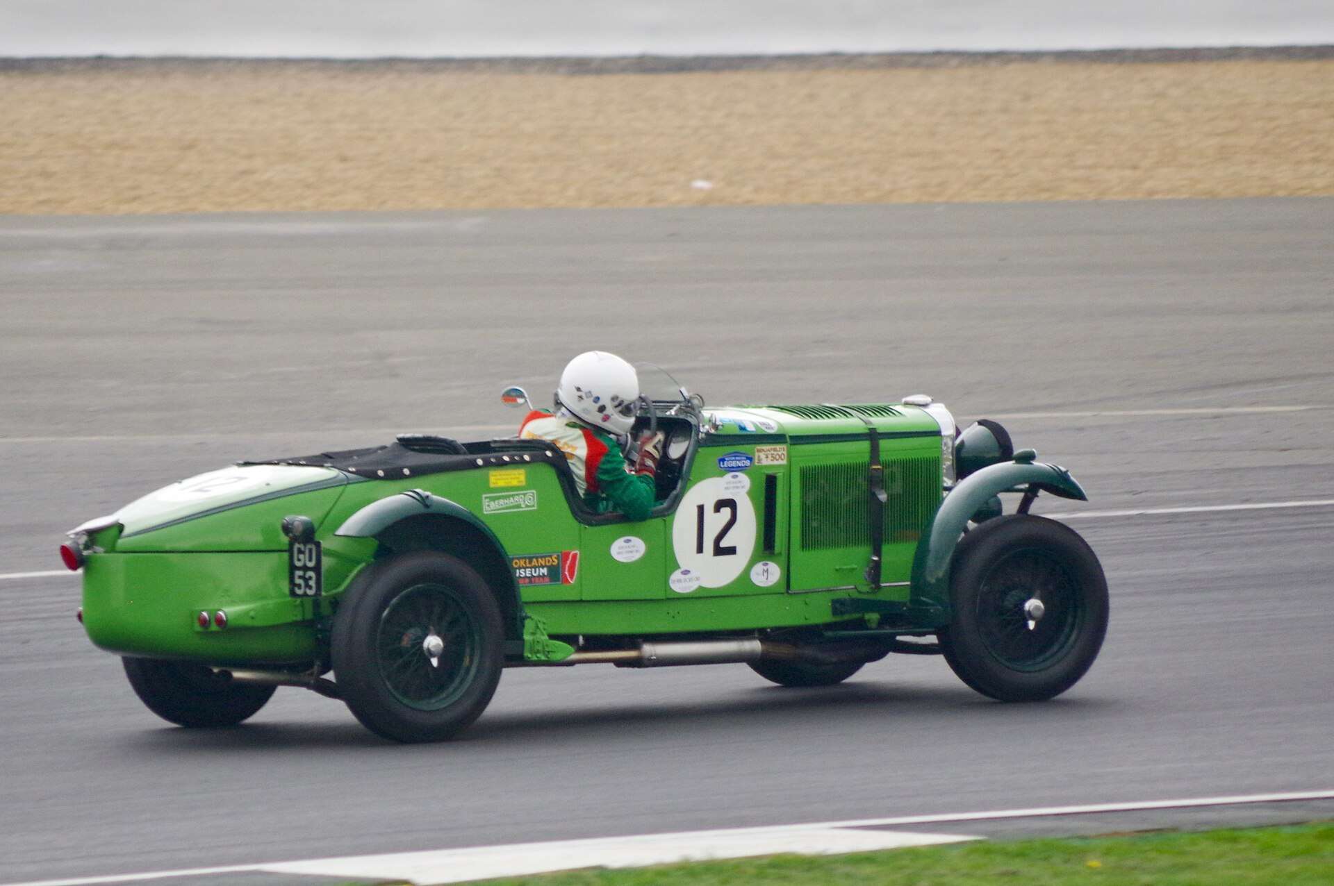 Talbot 105 sports team car in historic competition