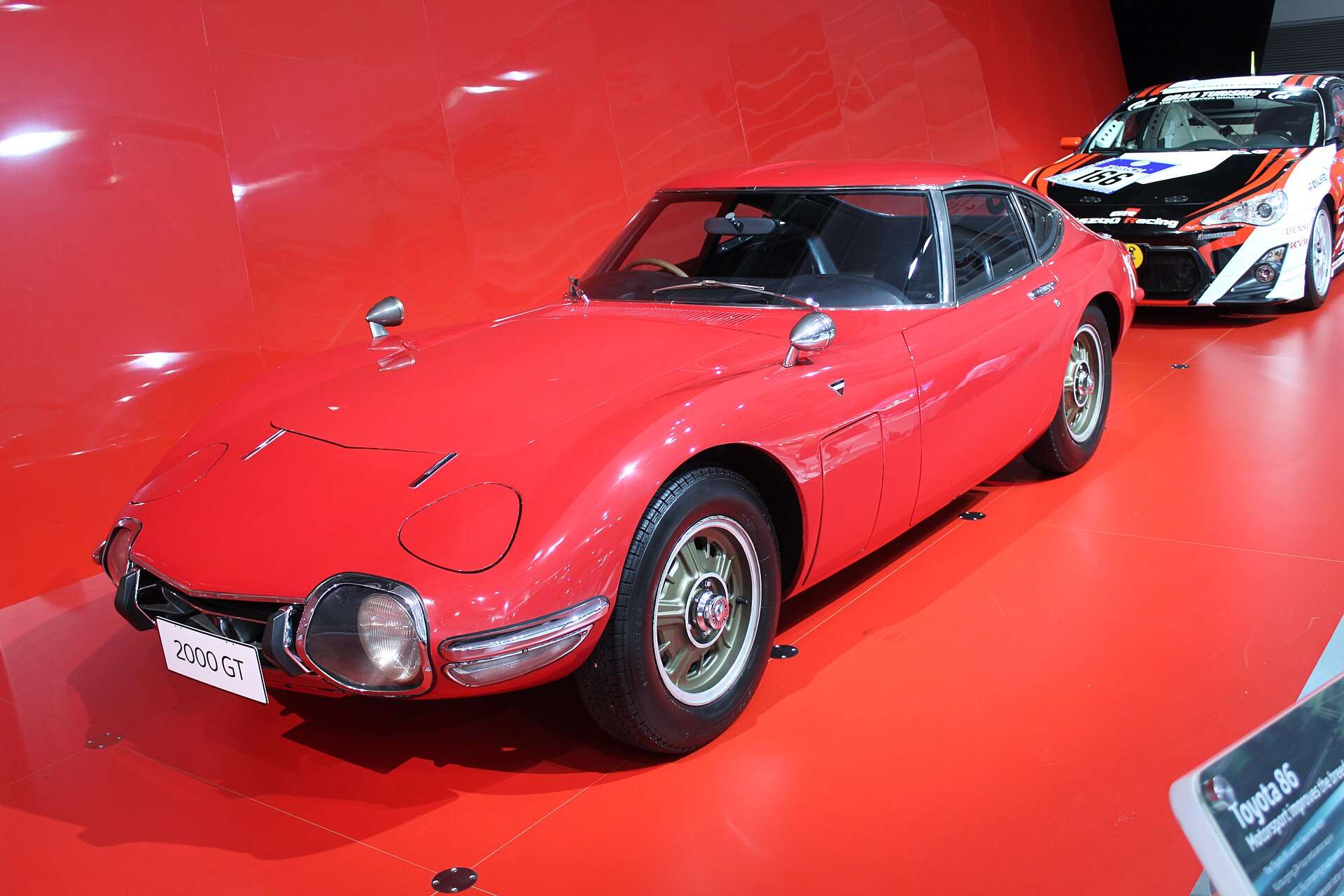 Toyota 2000GT coupe front three-quarter view