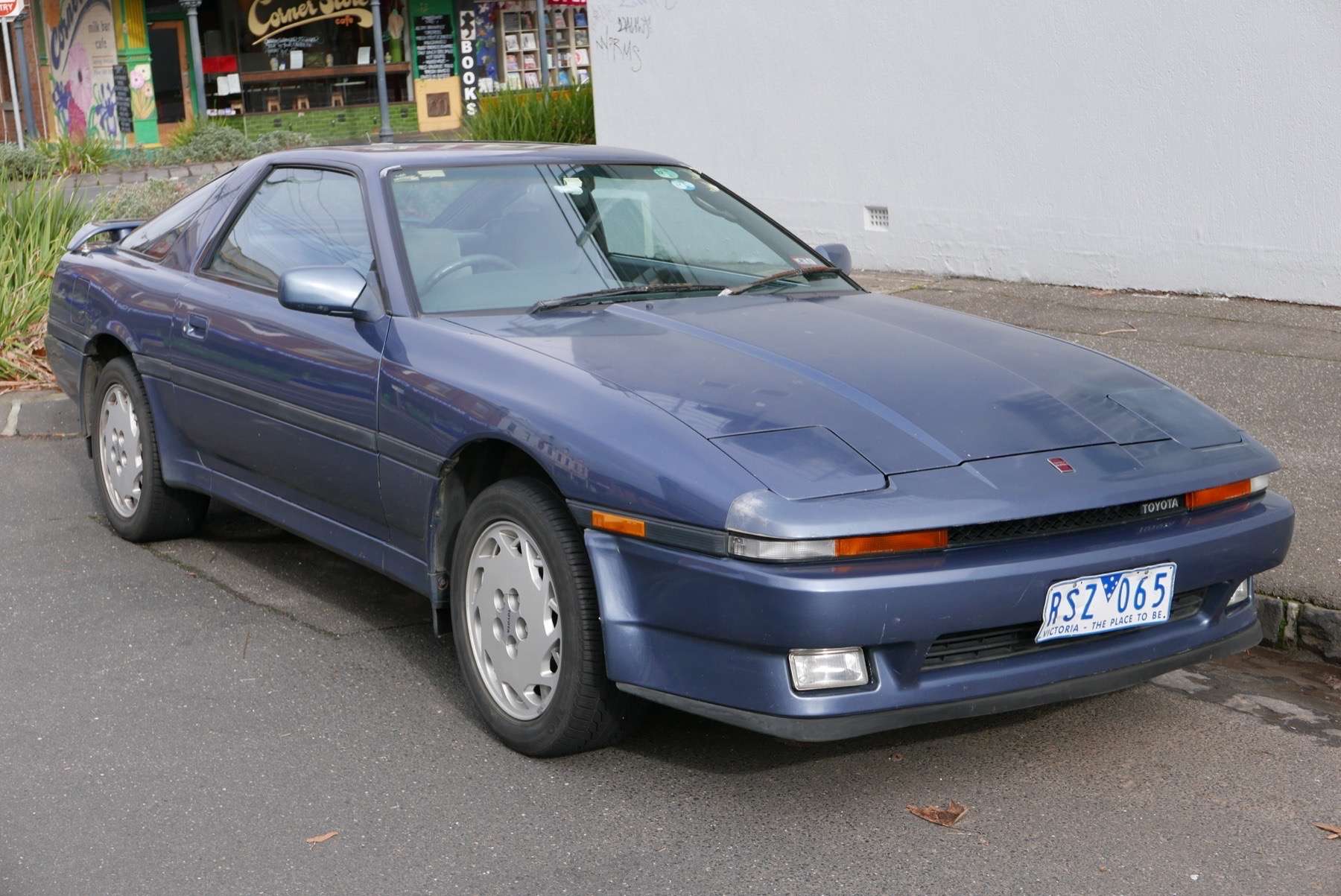 1986 Toyota Supra A70 front three-quarter view