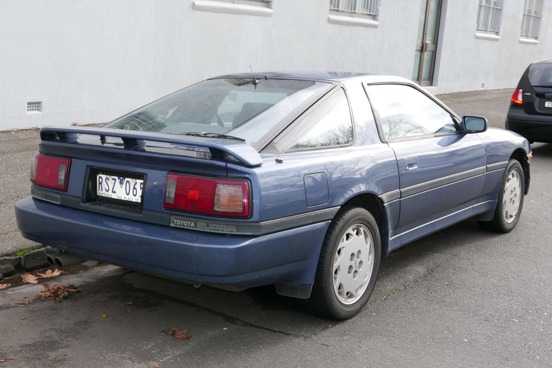 1986 Toyota Supra MA70 rear three-quarter view