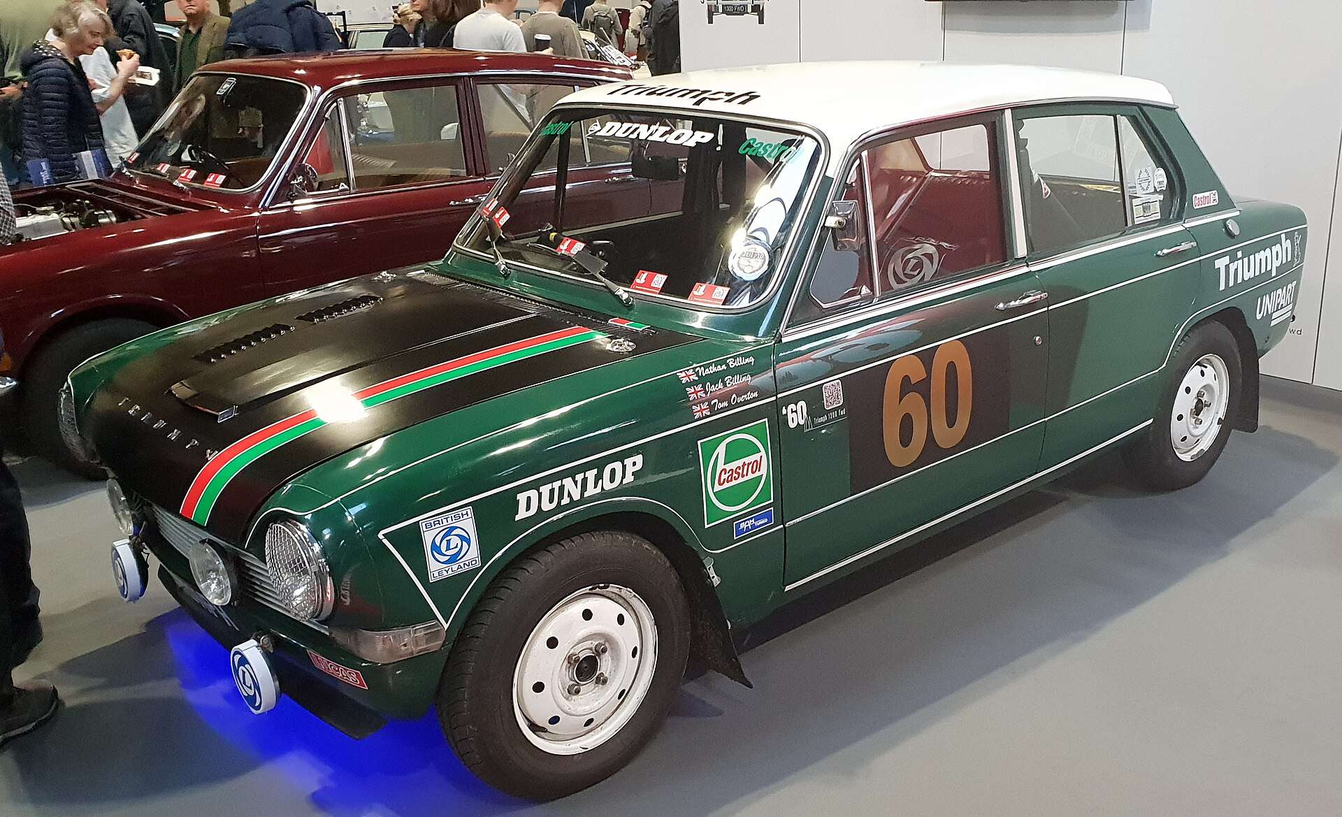 Competition-prepared Triumph 1300 saloon