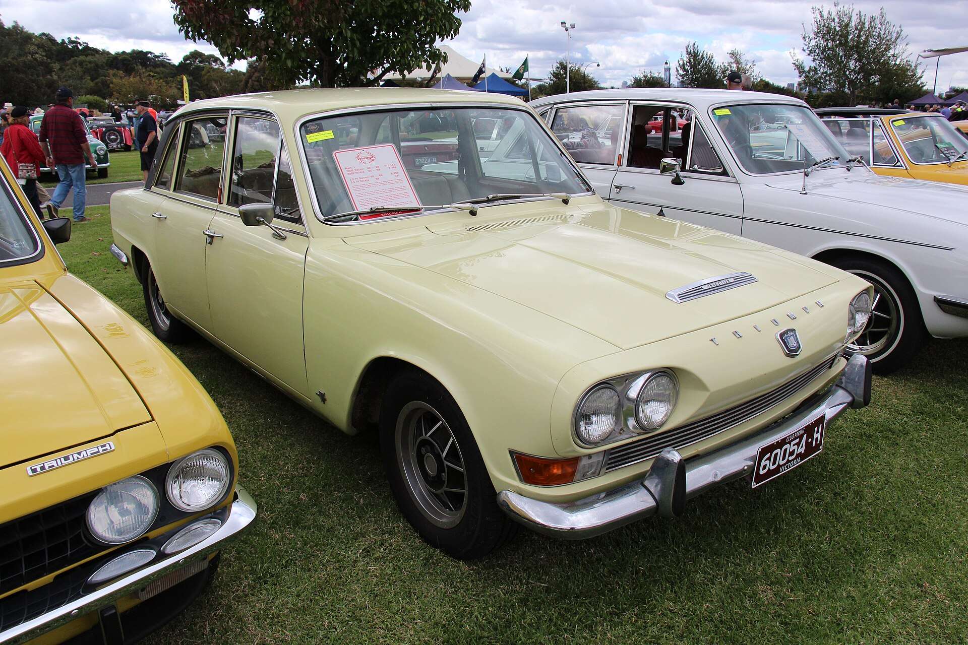 White 1968 Triumph 2500 PI Mk1 saloon