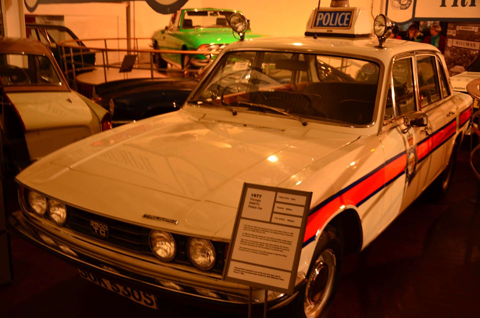 Triumph 2500TC police car preserved at Coventry Transport Museum