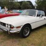 1974 Triumph Stag convertible in white
