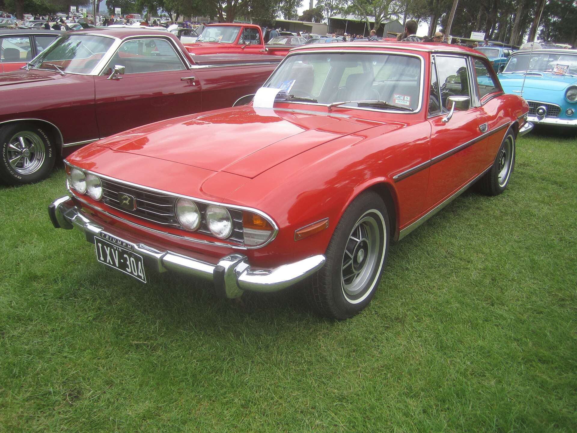 Triumph Stag fitted with its removable hardtop