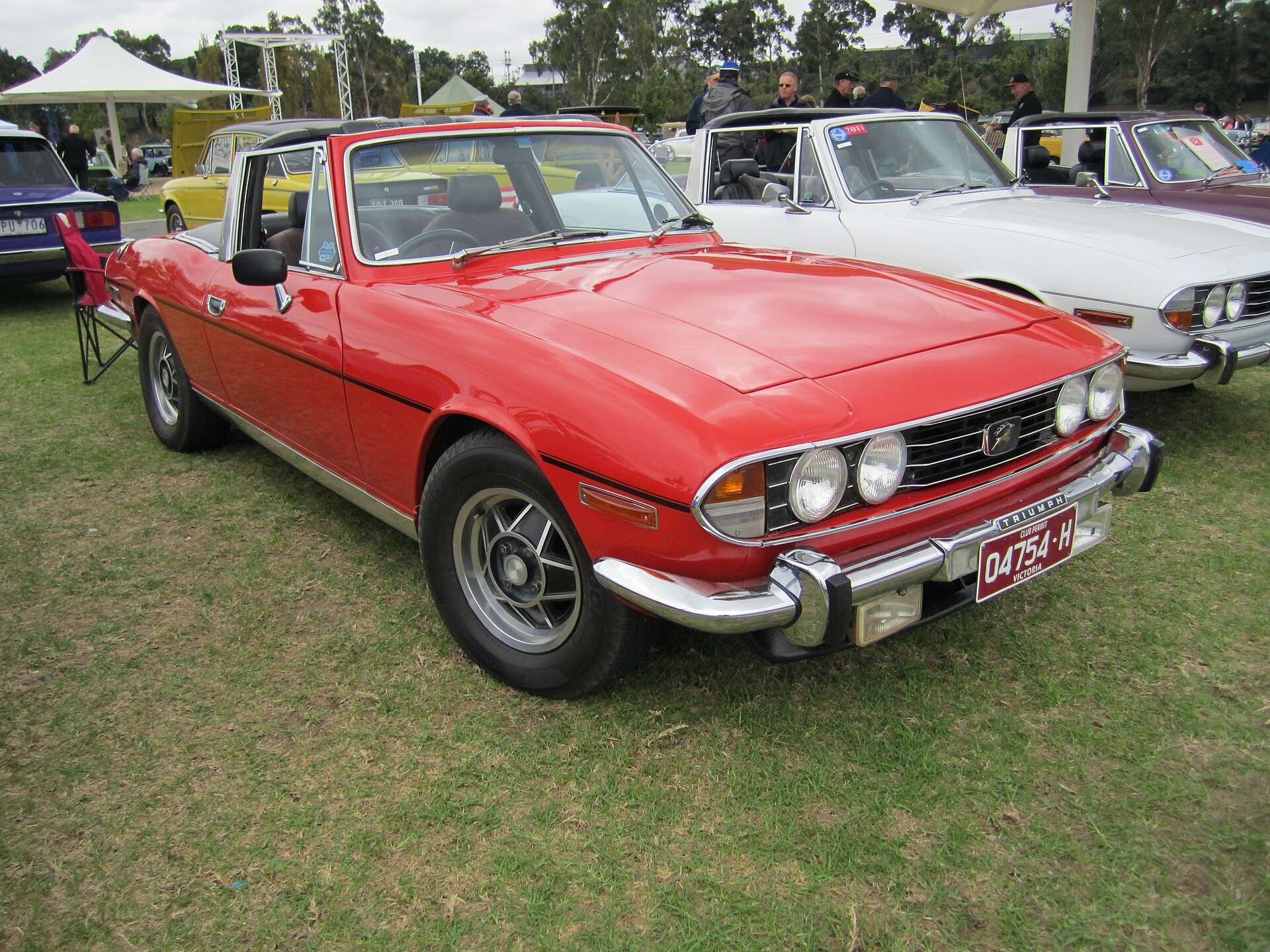 Triumph Stag front three-quarter view