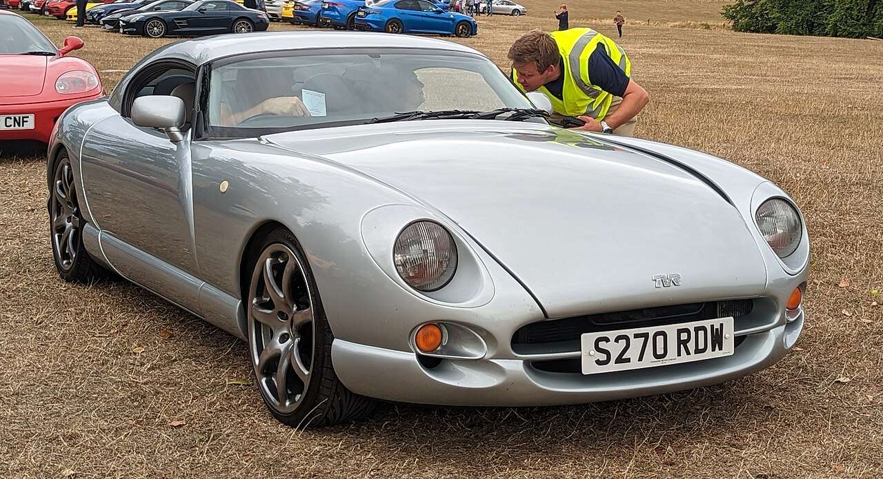 TVR Cerbera rear three-quarter view