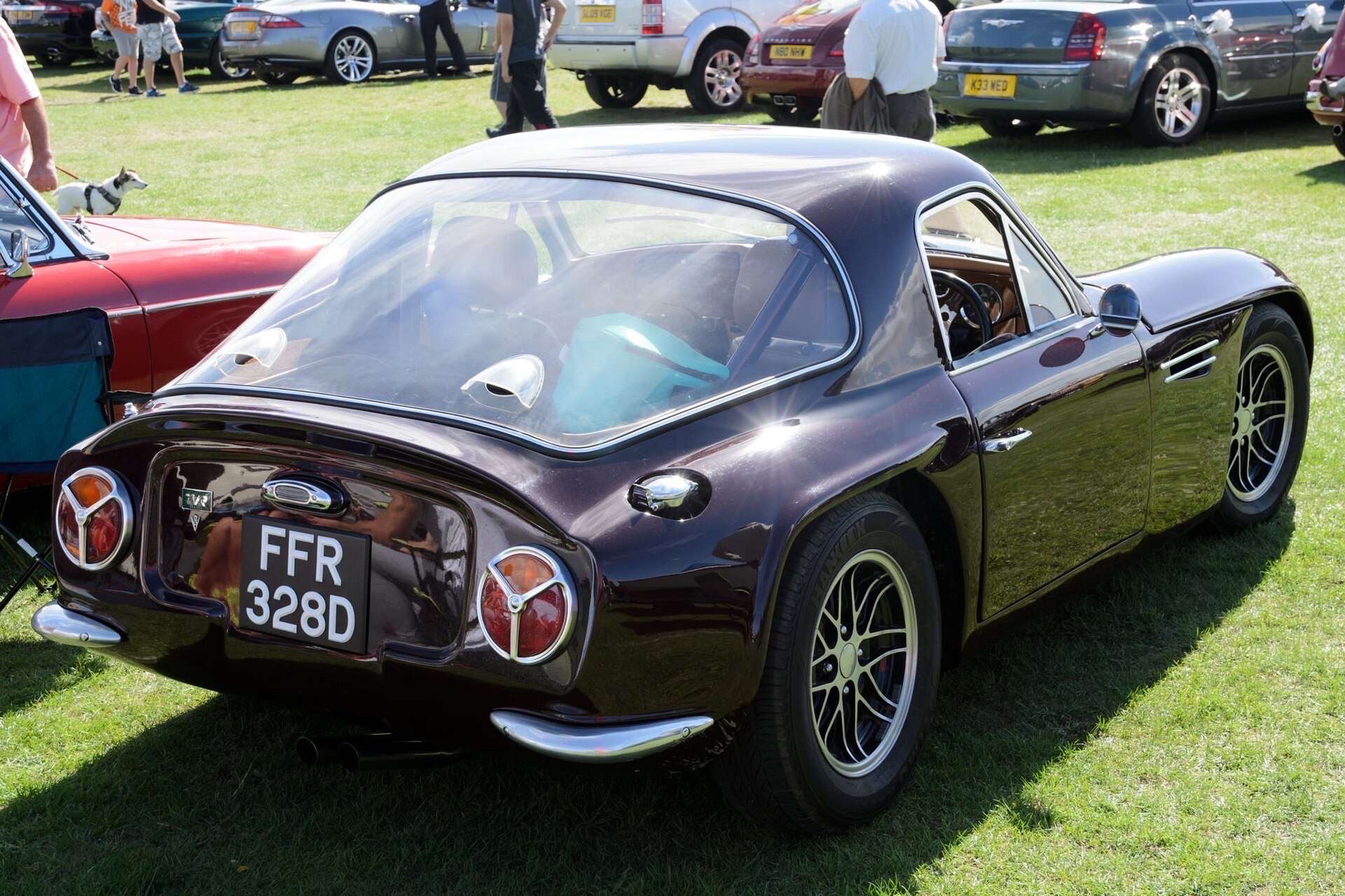 1966 TVR Griffith 400 rear three-quarter view