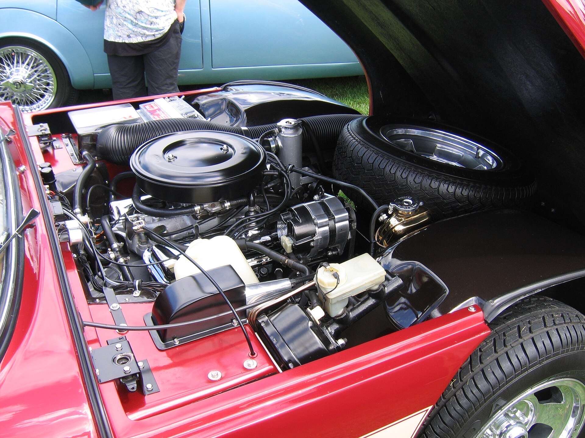 TVR 3000M Ford Essex V6 engine bay